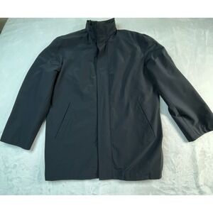 BATTISTONI‎ Barneys New York Mens 40 Jacket Blue Storm System Ing. Loro Piana &C
